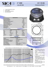 Sica 4 Z001800C Midbass Z001800C (8 Ohm)