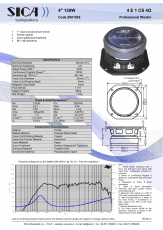 Sica 4 LP 104.25/380T Midbass Z001802 (4 Ohm)